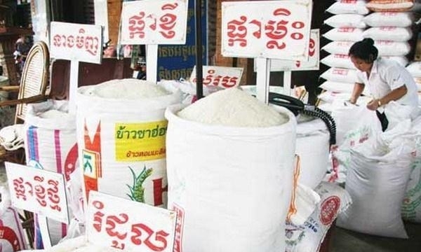 Cách một con sông nhưng gạo Việt 'thua trắng' gạo Campuchia